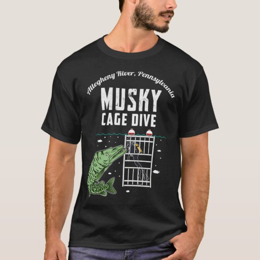 T-shirt Plongée en cage musquée (Devant)