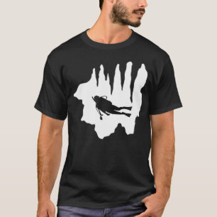 T-shirt Plongée en grotte Plongée en caverne Spéléologie s