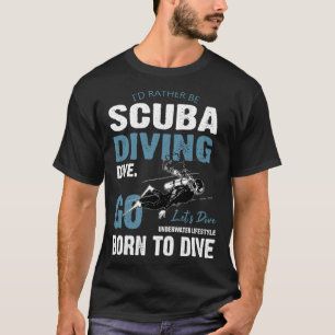 T-shirt Plongée en mer profonde Plongée en mer
