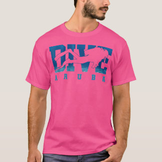 T-shirt Plongée en scaphandre Aruba Îles Caraïbes Souvenir