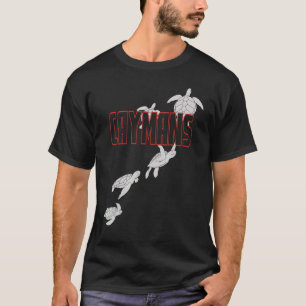 T-shirt Plongée en scaphandre autonome avec des tortues de