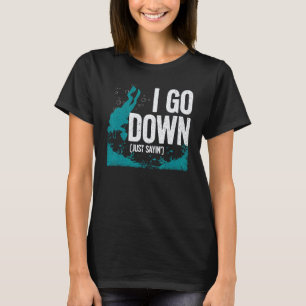 T-shirt Plongée en Scaphandre Mignonne Pour Hommes Femmes