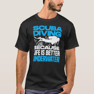 T-shirt Plongée en scaphandre Parce que Plongeur sous-mar