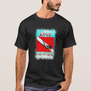 T-shirt Plongée en scaphandre Plongez comme une fille