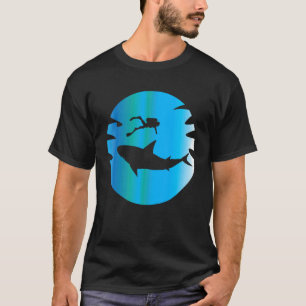T-shirt Plongée en scaphandre requin baleine vie marine oc