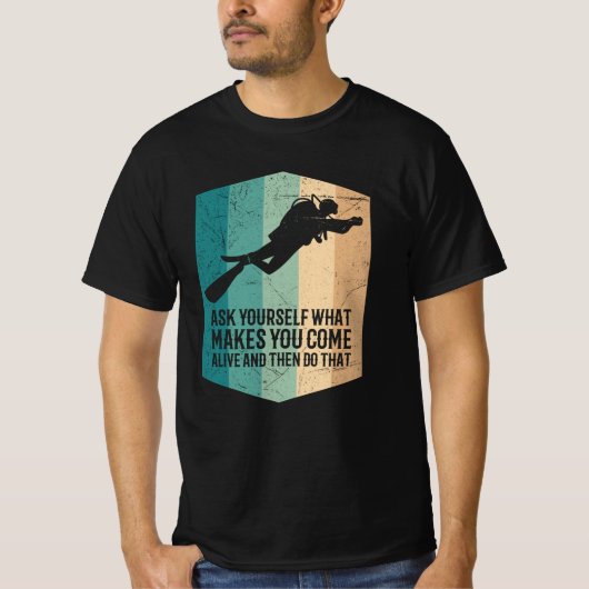 T-shirt Plongée Est Comme Voler Plongée Plongée Plongée (Devant)