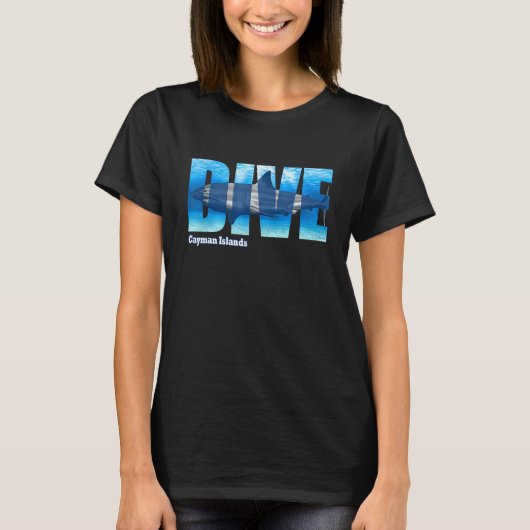 T-shirt Plongée INCROYABLE aux îles Caïmans plongée en sca (Devant)