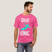 T-shirt Plongée King Springboard Plate-forme de nage plong (Devant entier)