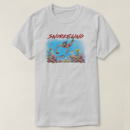 T-shirt plongée libre (Design devant)