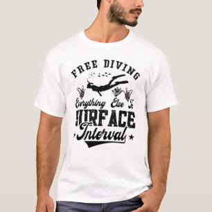 T-shirt Plongée Libre Freediver Tout Le Reste Est Océan