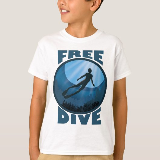 T-shirt Plongée Libre - L'Océan Appelle Freediver (Devant)