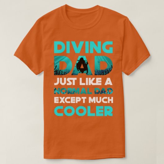 T-shirt Plongée papa Plongée sous-marine (Design devant)