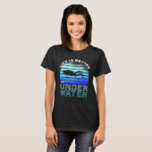 T-shirt Plongée plongée avec plongée avec tuba Vacances sp (Devant entier)