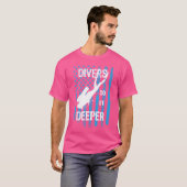 T-shirt Plongée Plongée Graphique Plongée Plongée Faire De (Devant entier)
