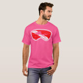 T-shirt Plongée Plongée Plongée Descente Snorkel Goggles D (Devant entier)