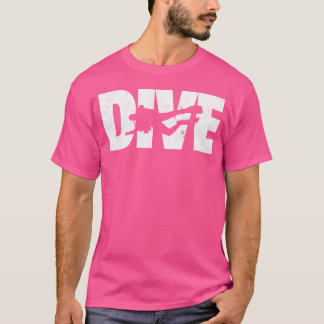 T-shirt Plongée Plongée Plongée Distressed Plongée