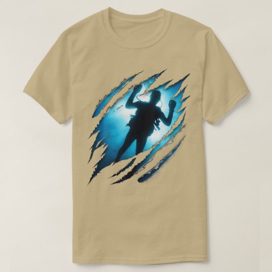 T-shirt Plongée Plongée Plongée Est Dans Moi 1 (Design devant)