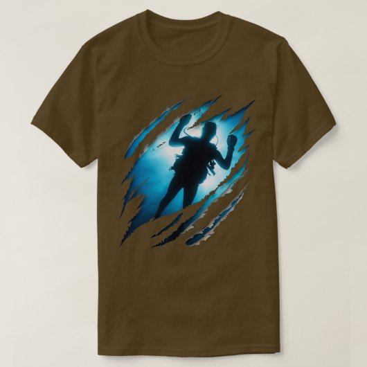 T-shirt Plongée Plongée Plongée Est En Moi (Design devant)