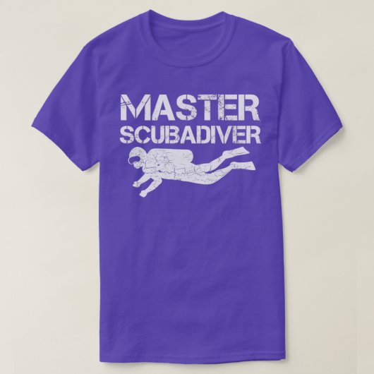 T-shirt Plongée Plongée Plongée Master Plongée Plongée Sou (Design devant)