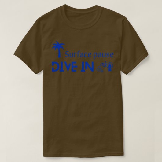 T-shirt Plongée Plongée Plongée Océan Amateurs Plongée Plo (Design devant)