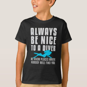 T-shirt Plongée Plongée Plongée Plongée Plongée Diver Amus