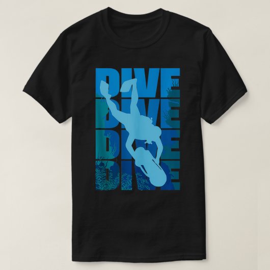 T-shirt Plongée Plongée Plongée Plongée Plongée Plongée Pl (Design devant)