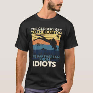T-shirt Plongée Plongée Plongée Plongée Plus Près Je Me Ra