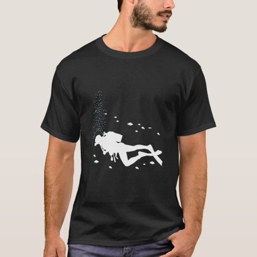 T-shirt Plongée Plongée Plongée Vintage Plongée (Devant)