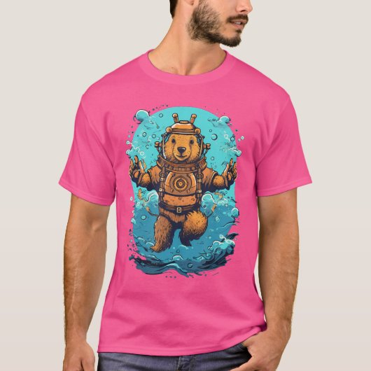 T-shirt Plongée Plongée Scuba Plongée Scuba Snor (Devant)