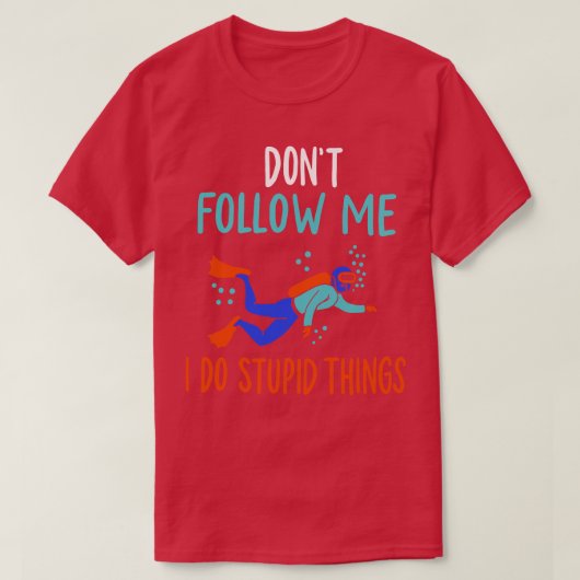 T-shirt Plongée Plongée Sous-Marine (Design devant)