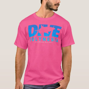 T-shirt Plongée Polynésie Avec Plongée Sous-Marine De Requ
