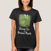 T-shirt Plongée pour Perles Précieuses Thé de Lait Vert av (Devant)