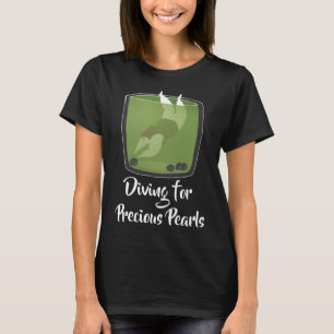 T-shirt Plongée pour Perles Précieuses Thé de Lait Vert av