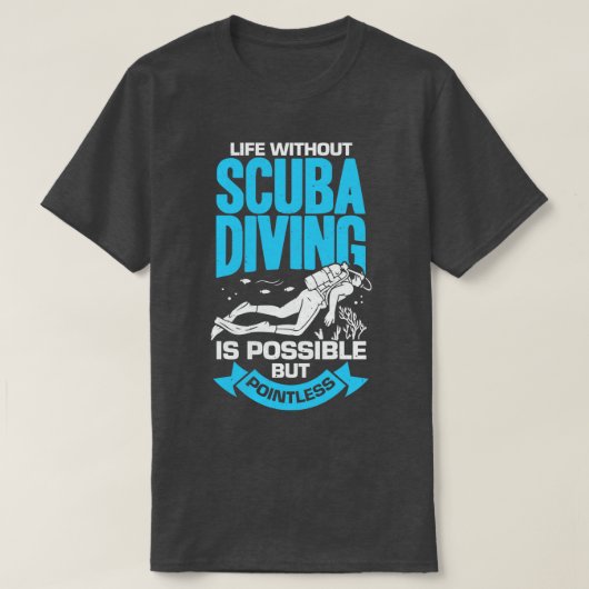 T-shirt Plongée Scuba Sport Diver Cadeau (Design devant)