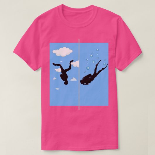 T-shirt Plongée Skydive Skydive extrême Sport 3 (Design devant)