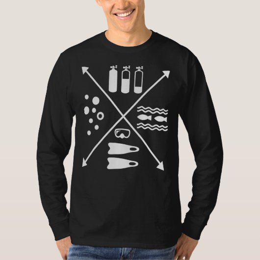 T-shirt Plongée sous-marine (Devant)