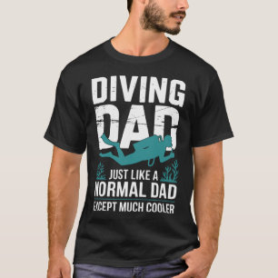 T-shirt Plongée sous-marine cool pour papa hommes plongeur