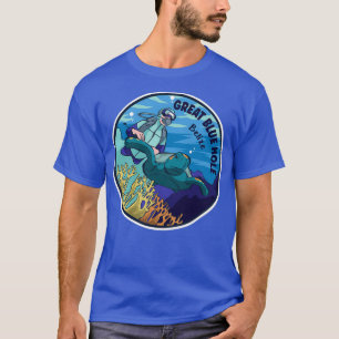 T-shirt Plongée Sous-Marine En Grand Bleu Hole Belize