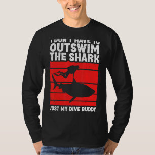 T-shirt Plongée Sous-Marine Homme Femme Requin Plongée Bud