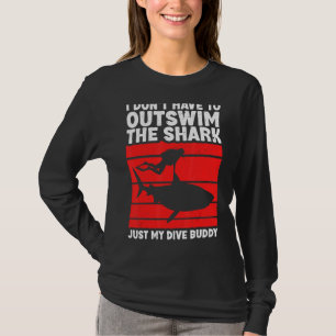 T-shirt Plongée Sous-Marine Homme Femme Requin Plongée Bud