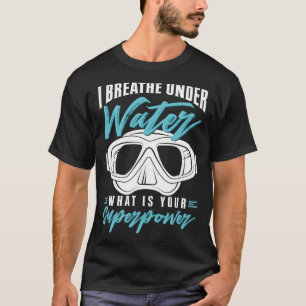 T-shirt Plongée sous-marine Je Respire sous l'eau Plongeur