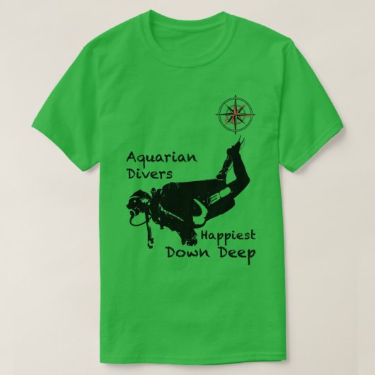 T-shirt Plongée Sous-Marine Le Seul Énoncé De Mode (Design devant)