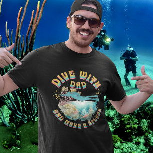 T-shirt Plongée sous-marine papa plongeur