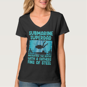 T-shirt Plongée sous-marine Papa Plongeur en eau libre qua