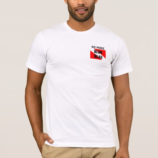 T-shirt Plongée sous-marine, pas plus Blah Talk Pool ouver (Devant)