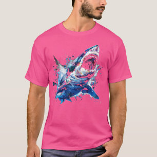 T-shirt Plongée sous-marine Pêche Amateur de requin