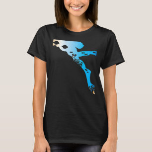 T-shirt Plongée sous-marine Plongée Marine Plongée Aquatic