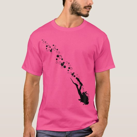 T-shirt Plongée Sous-Marine Plongée Plongée (Devant)