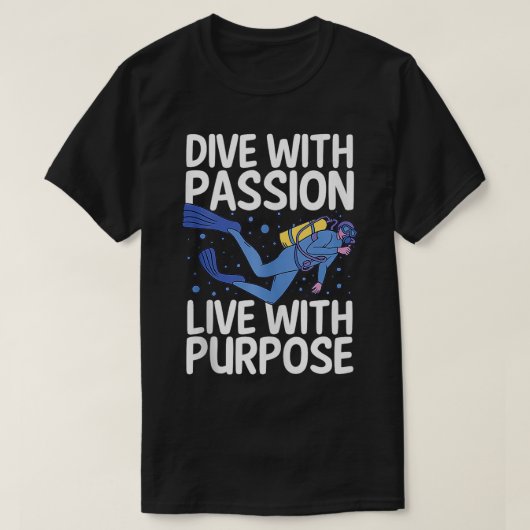 T-shirt Plongée sous-marine plongeur 1 (Design devant)