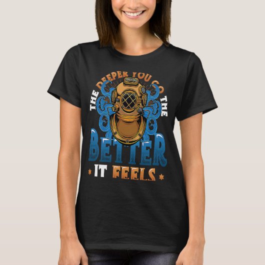 T-shirt Plongée sous-marine profonde (Devant)
